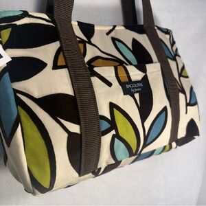 Leaf Pattern Tote Bag By Bagolitas by Janice.